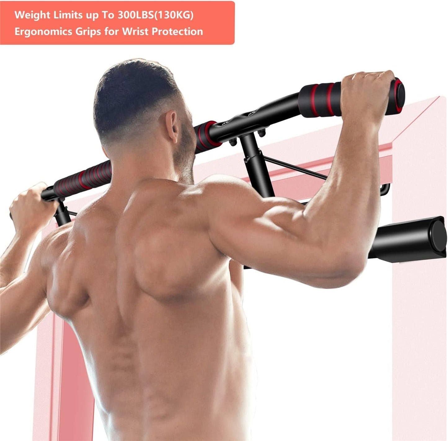 Premium Multifunctional Pull-Up Bar with Bands for Home Gym - Enhance Your Upper Body Workout