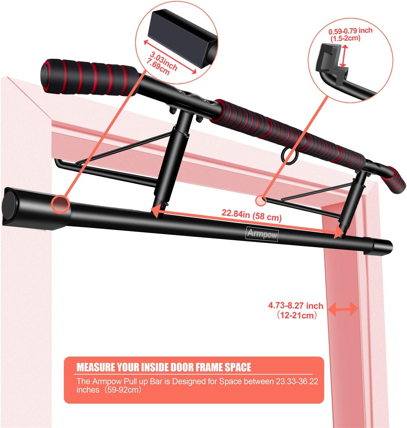 Premium Multifunctional Pull-Up Bar with Bands for Home Gym - Enhance Your Upper Body Workout