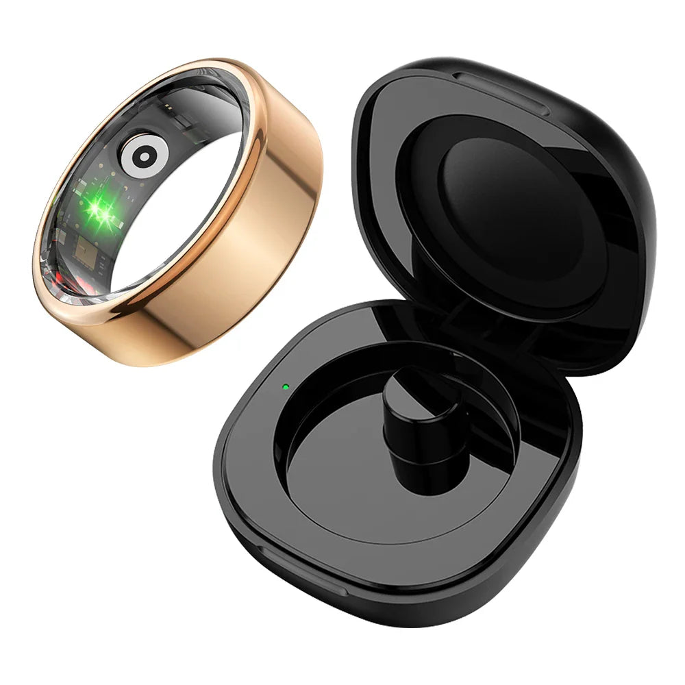 2026 AURA Active Smart Ring with Charging Case for Men Women, Battery Life, 39 Days, Health Monitor, 5ATM Waterproof