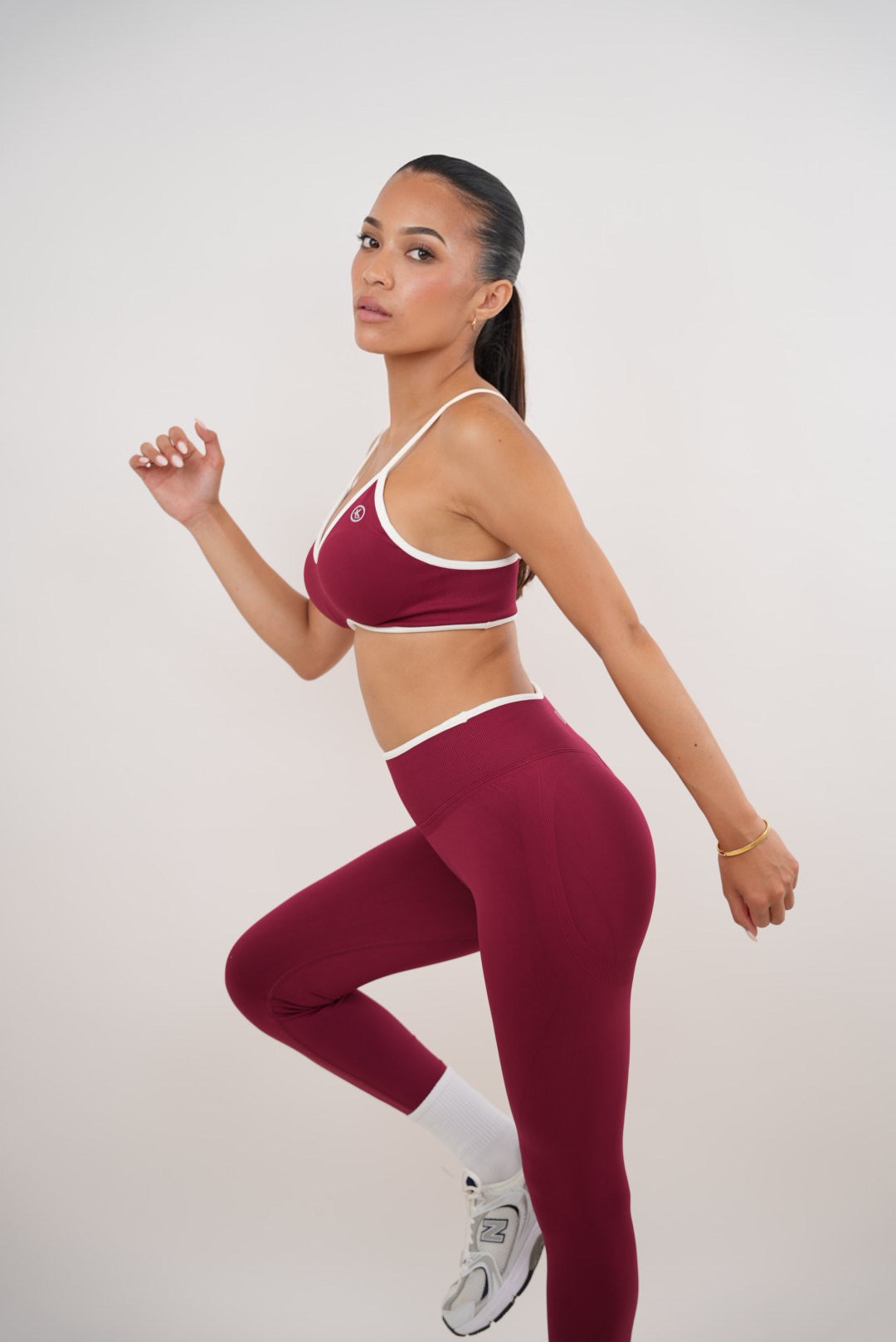AURA Power Red Sports Bra